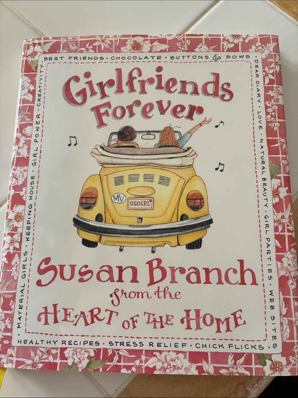 Girlfriends Forever Susan Branch Cover - Pink & Yellow